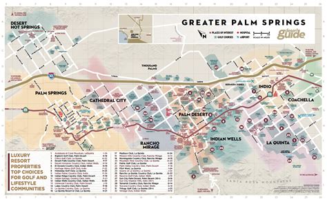 Training and certification options for MAP Palm Springs Map of Area